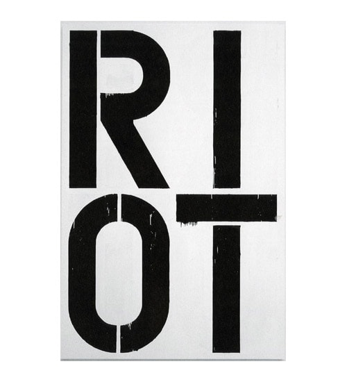 Christopher Wool for Supreme 