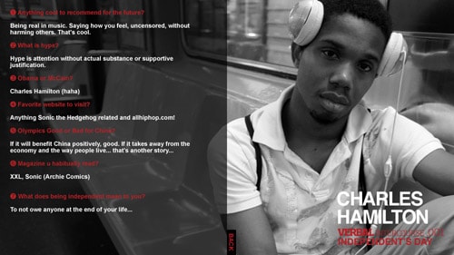 CLOT Independent's Day T-shirt & Interviews
