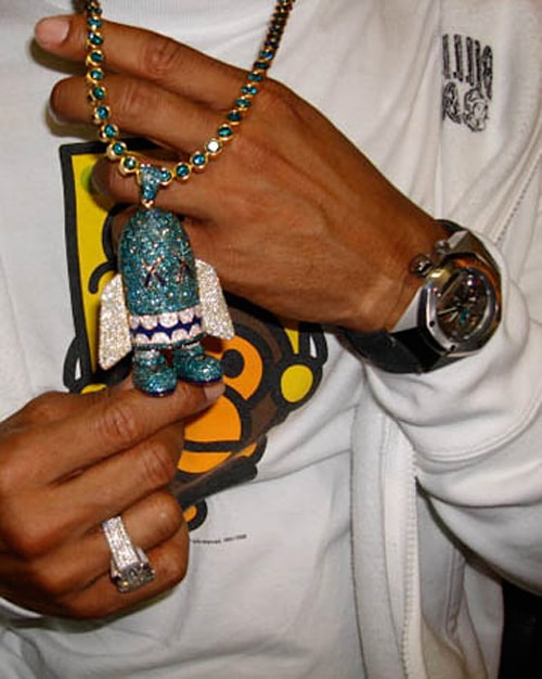 KAWS Blitz Diamond Pendant 
