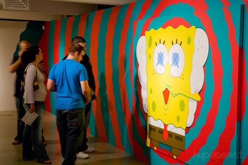 KAWS "Saturated" Show Opening