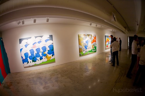 KAWS "Saturated" Show Opening
