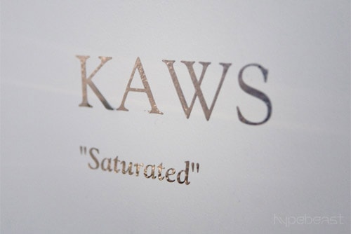 KAWS "Saturated" Show Opening