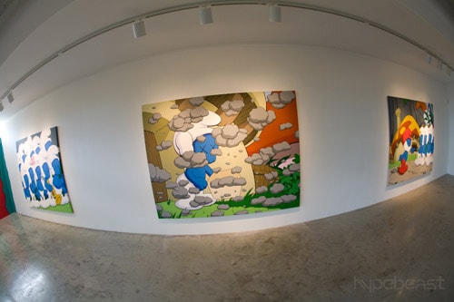 KAWS "Saturated" Show Opening