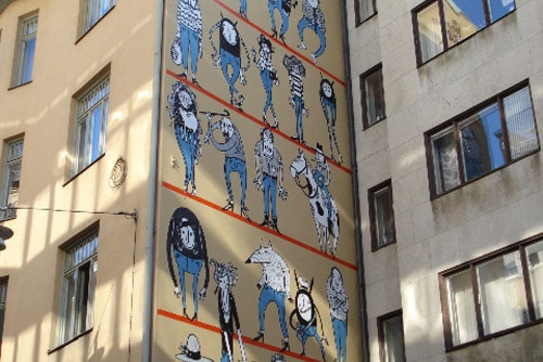 Mia Nilsson | Levi's 501 "Live Unbuttoned" Art Wall