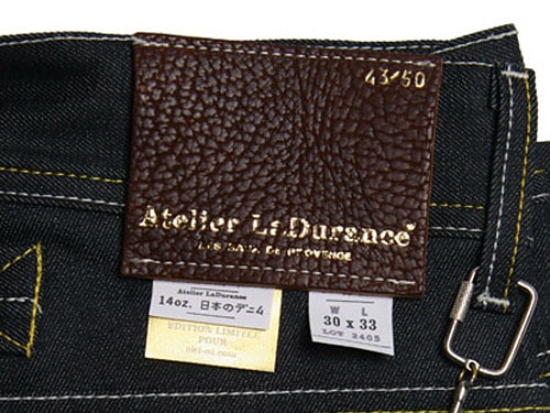 oki-ni x Atelier La Durance Royston Broken Twill 12.5oz Selvedge Slim Jean