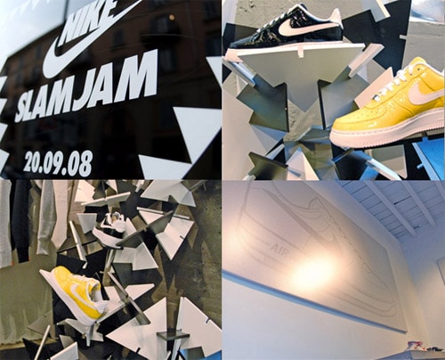 Slam Jam x Nike Air Force 1 "Optical Force" Release
