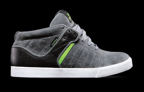 Supra Grey Suede Diablo Mid - Erik Ellington Signature Model