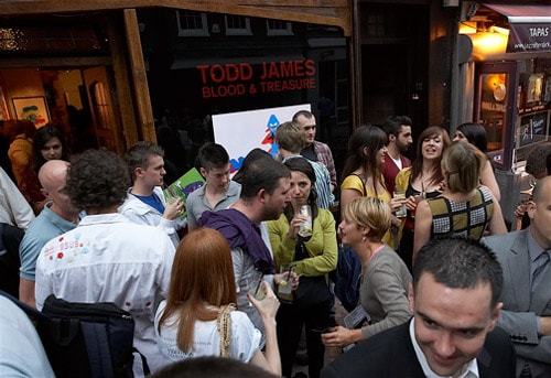 Todd James aka REAS "Blood & Treasure" Exhibition Opening 