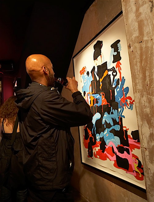 Todd James aka REAS "Blood & Treasure" Exhibition Opening 
