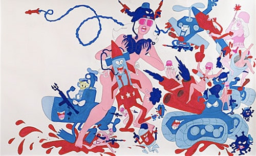 Todd James aka REAS "Blood & Treasure" Exhibition Opening 