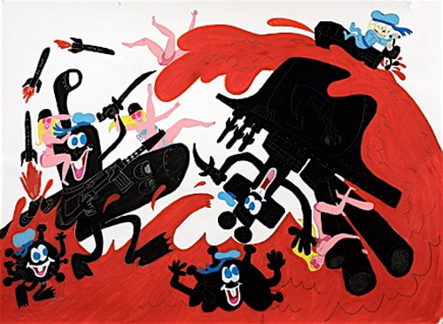 Todd James aka REAS "Blood & Treasure" Exhibition Opening 