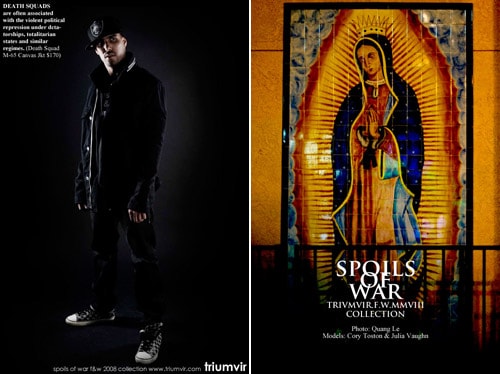Triumvir 2008 Fall/Winter "Spoils of War" Collection