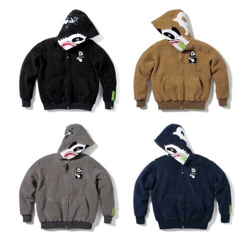 A Bathing Ape "Panda" Full Zip-Up Hoodie