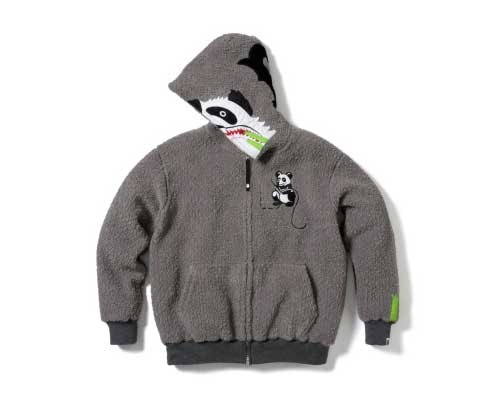 A Bathing Ape "Panda" Full Zip-Up Hoodie