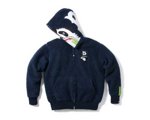 A Bathing Ape "Panda" Full Zip-Up Hoodie