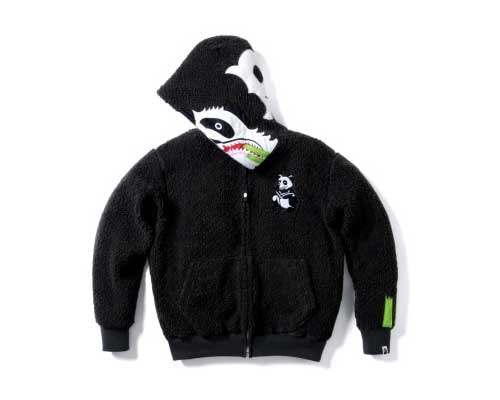 A Bathing Ape "Panda" Full Zip-Up Hoodie