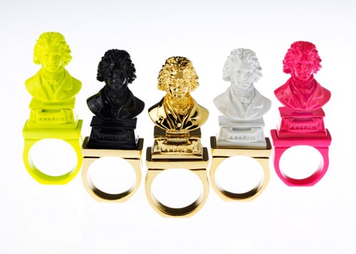 AMBUSH Beethoven Bust Rings & Pendants