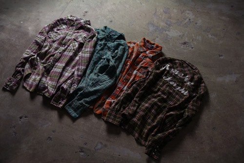 anout commune x Woolrich x SiFury Plaid Shirts