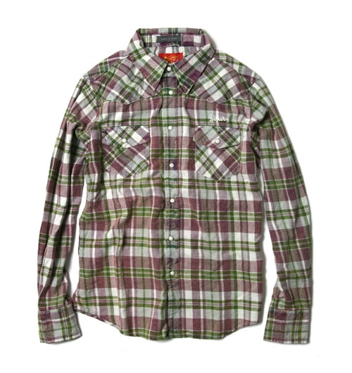 anout commune x Woolrich x SiFury Plaid Shirts