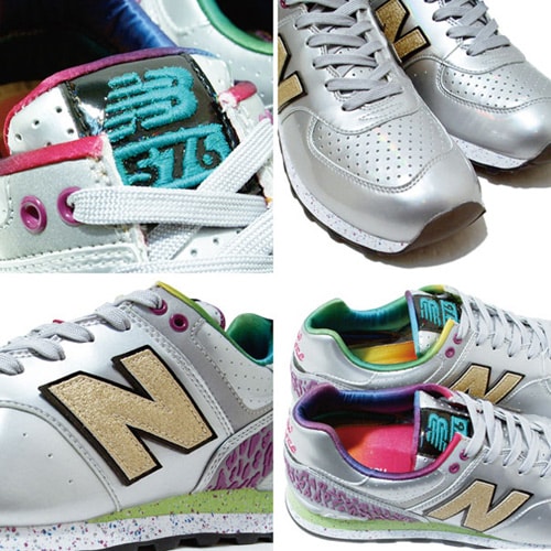 atmos x New Balance 576 Hologram Silver 