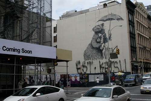 Banksy's Business Rat Piece