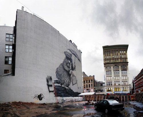 Banksy's Business Rat Piece