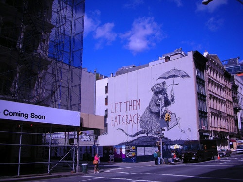 Banksy's Business Rat Piece