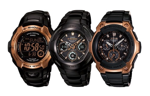 Casio G-Shock Black x Gold Series 