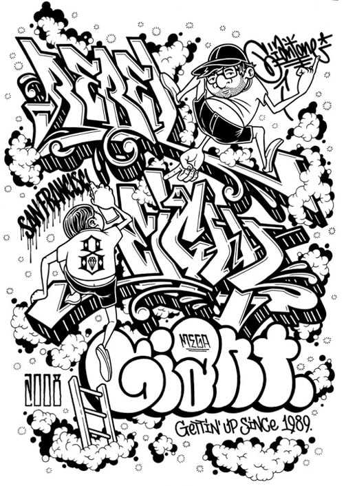 Mike Giant "Greetings From San Francisco" Exhibition 
