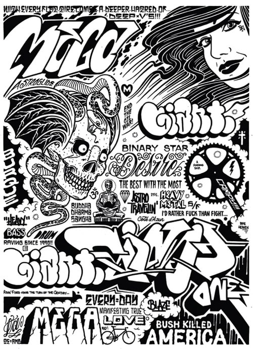 Mike Giant "Greetings From San Francisco" Exhibition 