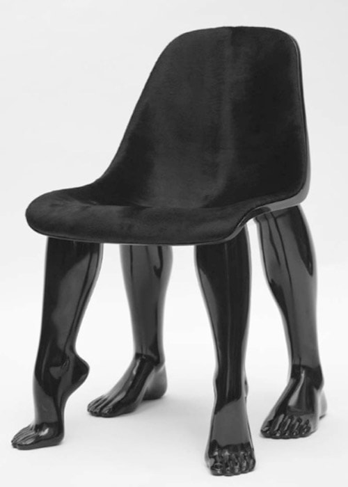 Pharrell's Perspective Chairs at Gallerie Emmanuel Perrotin