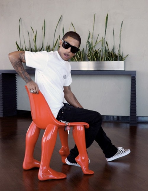 Pharrell's Perspective Chairs at Gallerie Emmanuel Perrotin