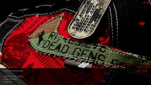 RoyaleFam Dead Generals Nike Dunk Jackal & Hyde Collection