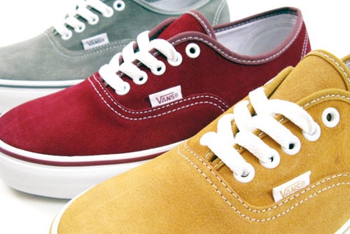Vans Authentic Suede Pack Pt. 2