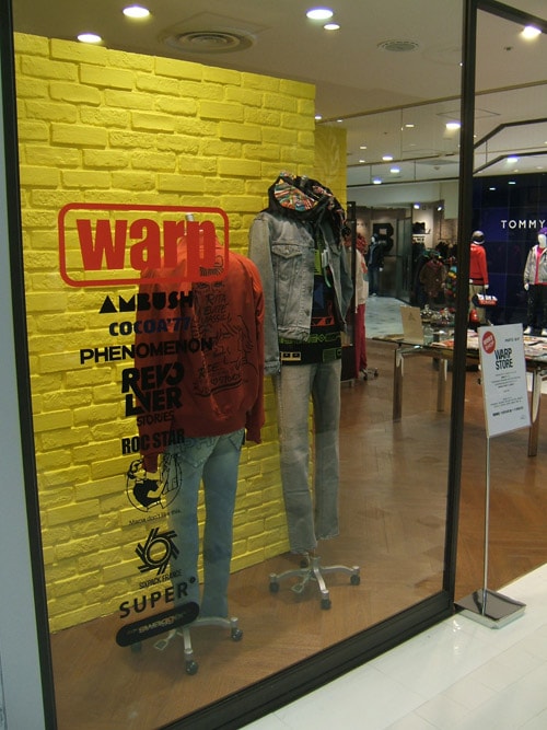 WARP STORE at Shibuya PARCO