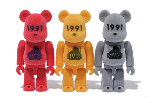 XLARGE x Medicom Toy 400% & 100% "1991" Bearbricks