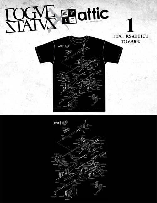 Attic x Rogue Status "RS Black Friday" T-shirt Contest Voting