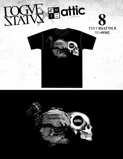 Attic x Rogue Status "RS Black Friday" T-shirt Contest Voting