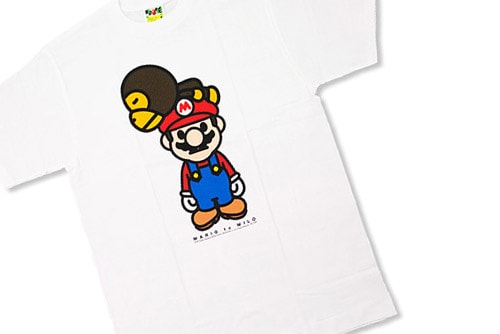 A Bathing Ape Nigo's Favorite Shop "Mario to Milo" Tees