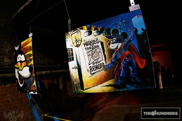 BLOC28 Auction for Art Share Los Angeles Exhibition Recap