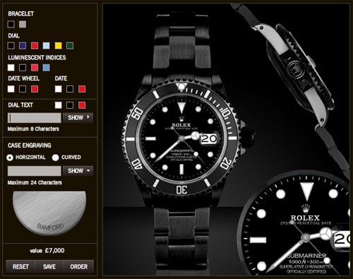 Bamford and Sons - Customized Rolex Submariner