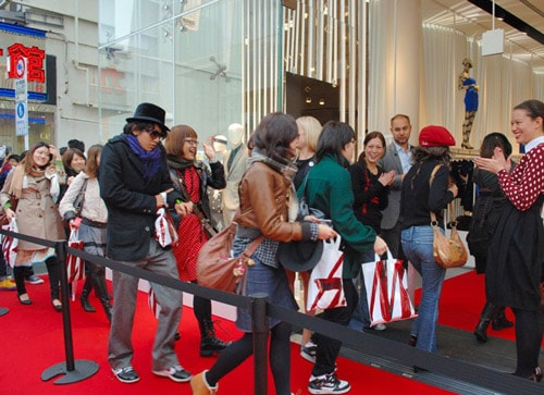 COMME des GARCONS for H&M Japan Launch