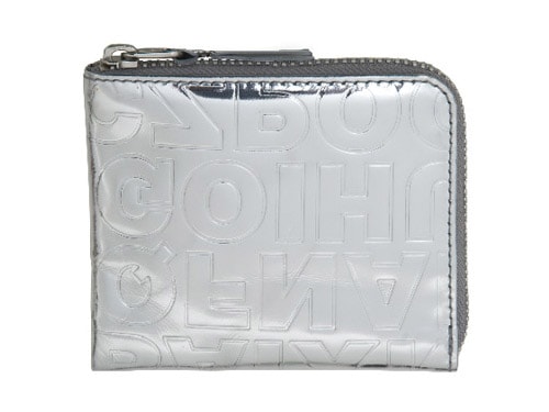Comme des Garcons Silver Embossed Wallets