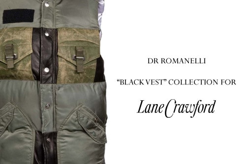 Dr. Romanelli for Lane Crawford "Black Winter" Vests 