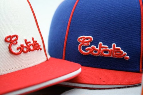Estate LA Pinstripe Script Fitted Cap