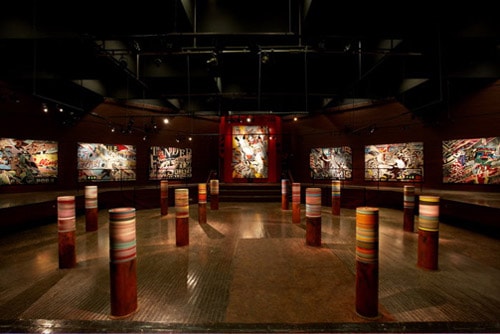 FAILE | "Lost In Glittering Shadows" at Lazarides Gallery
