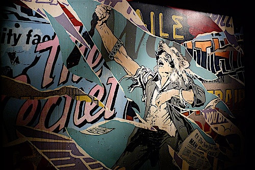 FAILE | "Lost In Glittering Shadows" at Lazarides Gallery