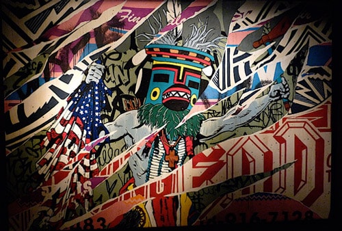 FAILE | "Lost In Glittering Shadows" at Lazarides Gallery