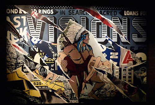 FAILE | "Lost In Glittering Shadows" at Lazarides Gallery