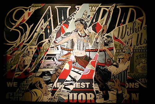 FAILE | "Lost In Glittering Shadows" at Lazarides Gallery